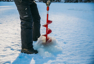 Ice auger. | Justine Russo