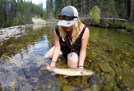 Bull trout caught on the fly. Jen Dunphy. 